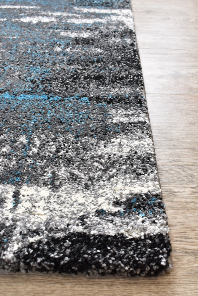 Dahlia 347 In Light Grey & Turquoise Rug