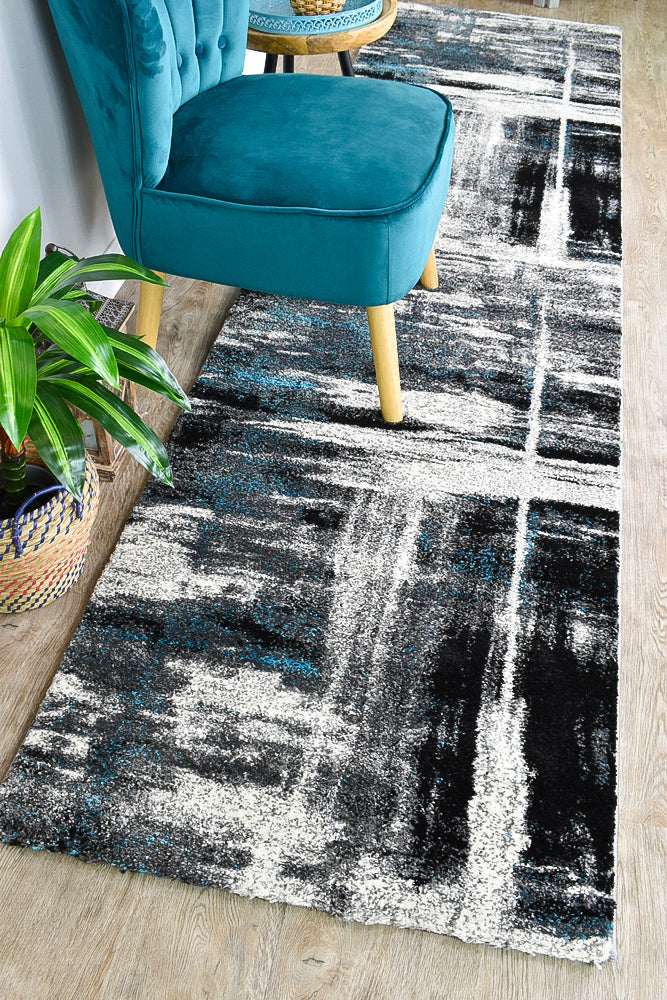 Dahlia 347 In Light Grey & Turquoise Rug