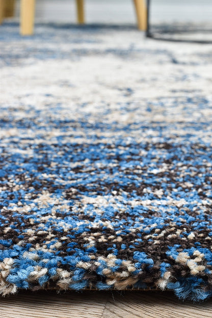 Dahlia 651 In White & Blue Rug