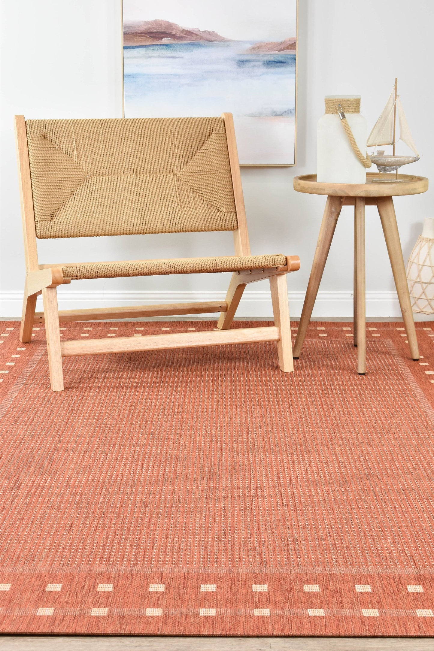 Natural 4840 12 In Terracotta Rugs