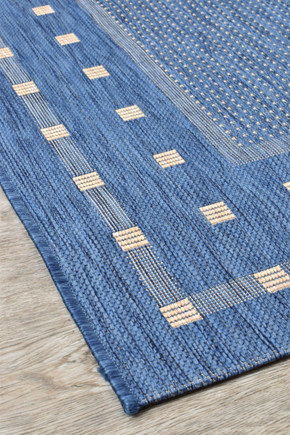 Natural 4840 33 In  Blue Rug