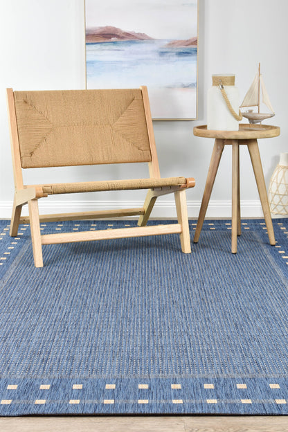 Natural 4840 33 In  Blue Rug