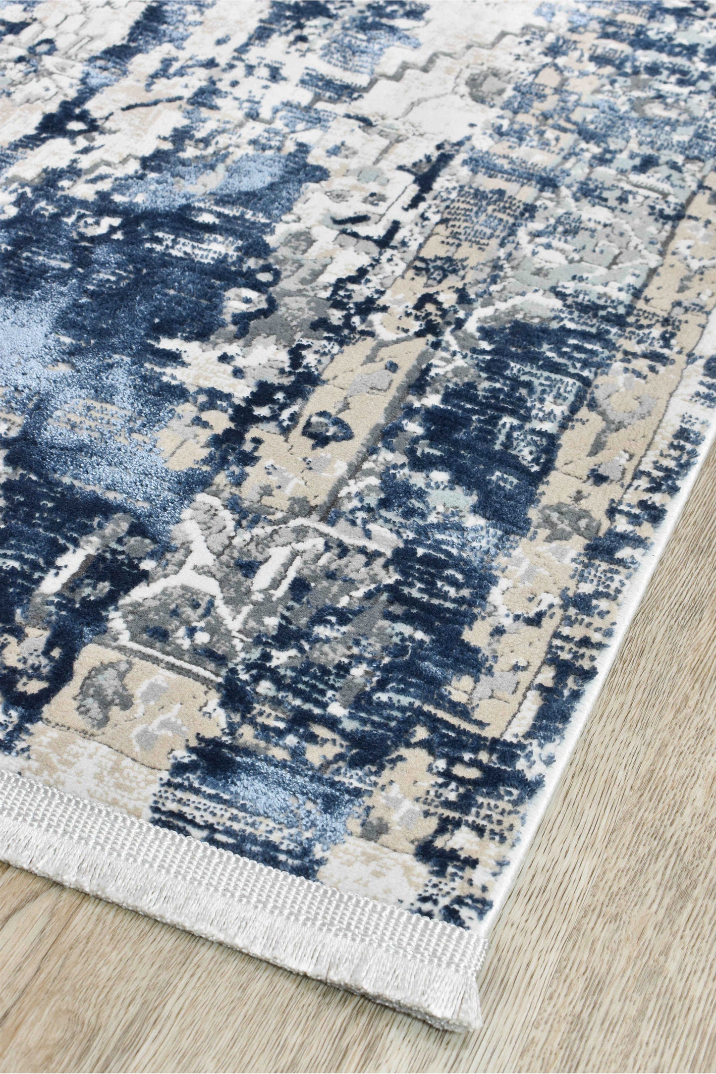 Oasis 27340A Vintage Denim : Runner Rug