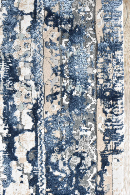 Oasis 27340A Vintage Denim : Runner Rug