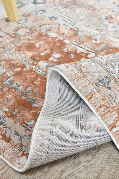 Oasis 27340A In Exotic Terracotta Rug