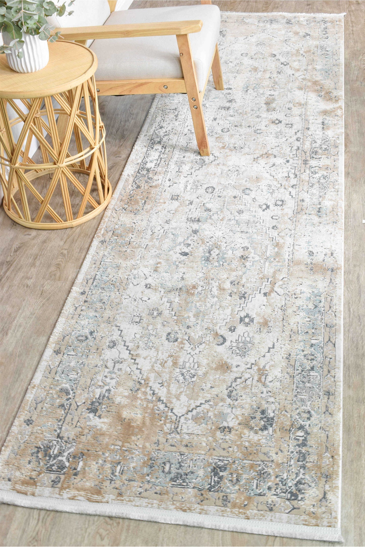 Oasis 27340A In Travertine Rug