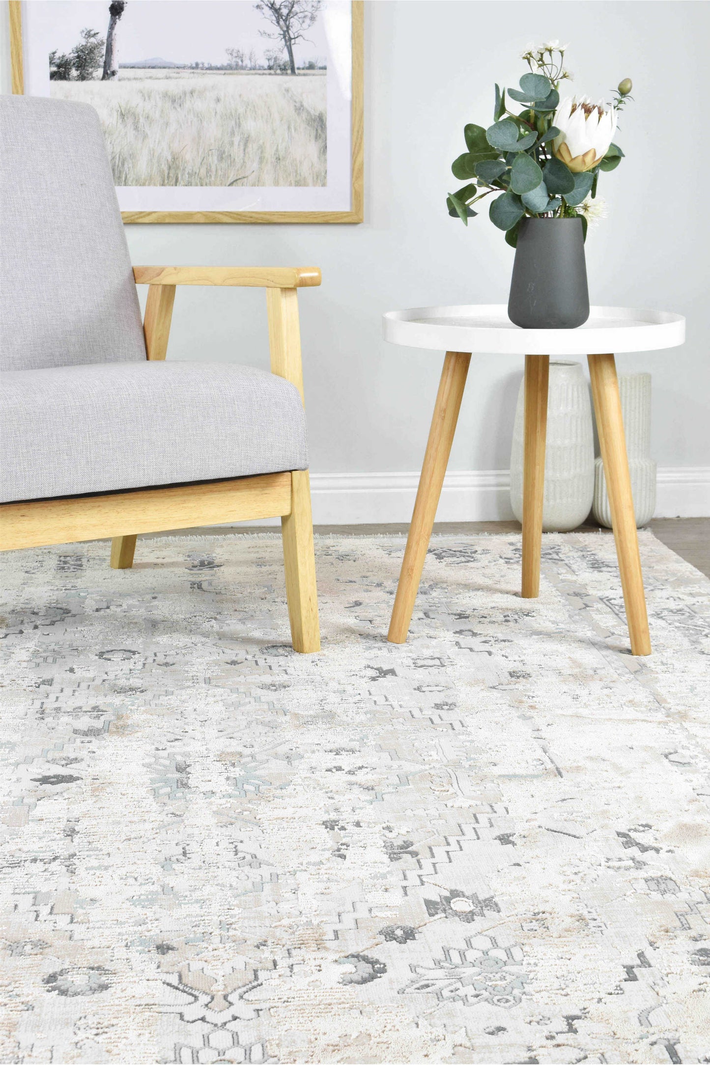 Oasis 27340A In Travertine Rug