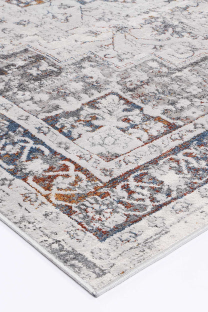 Malo Camila Traditional In Grey & Blue Rug