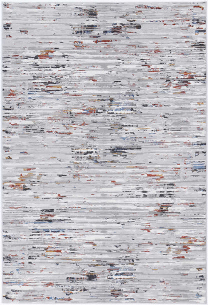 Malo Thomas Abstract In Grey & Multicolour Rug