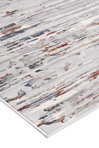 Malo Thomas Abstract In Grey & Multicolour Rug