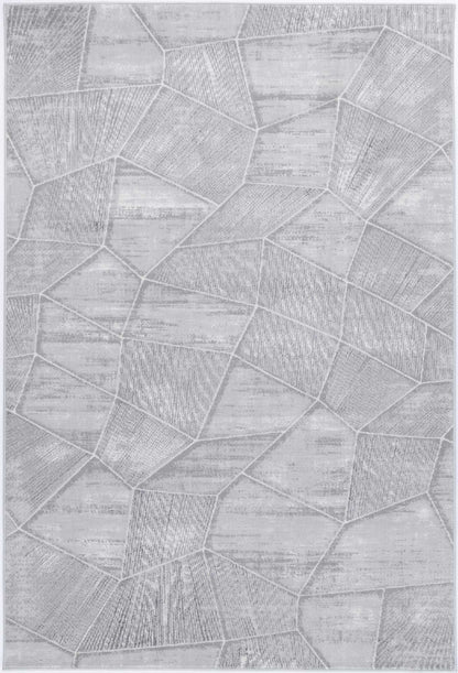 Malo Mason Geometric In Grey Rug