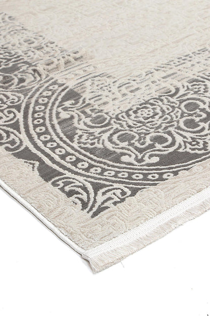 Rapsody Classic Border In Cream Rug