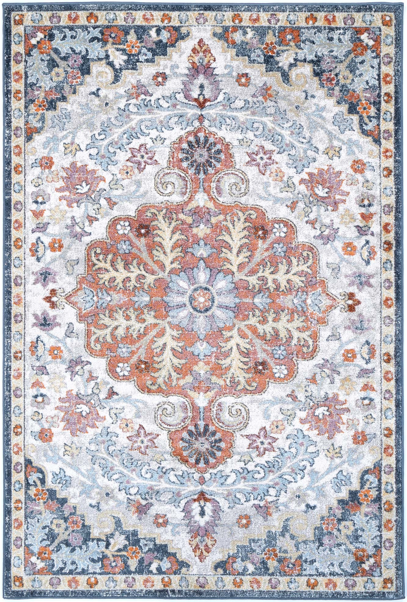 Santa Fe Morelia Vintage In Multicolour Rug