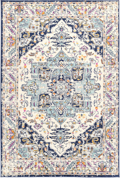 Sicily Patti Traditional In Navy Rug