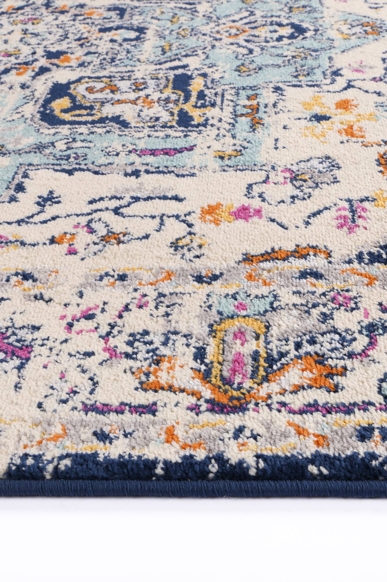 Sicily Patti Traditional In Navy Rug