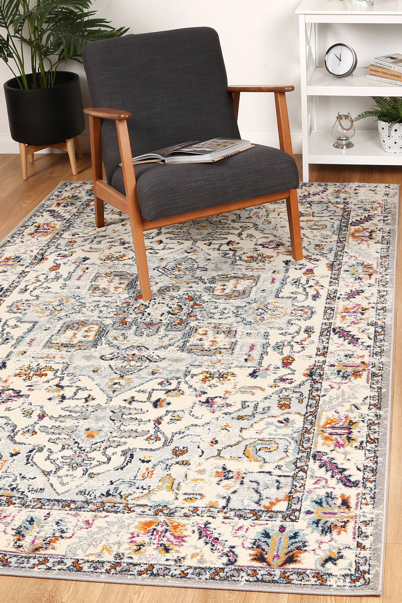 Sicily Milazzo Transitional In Multicolour Rug