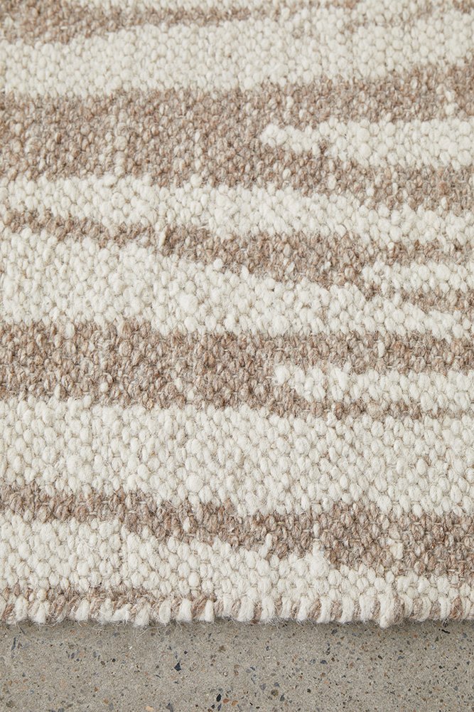 Stockholm Jan Modern Design In Beige Rug