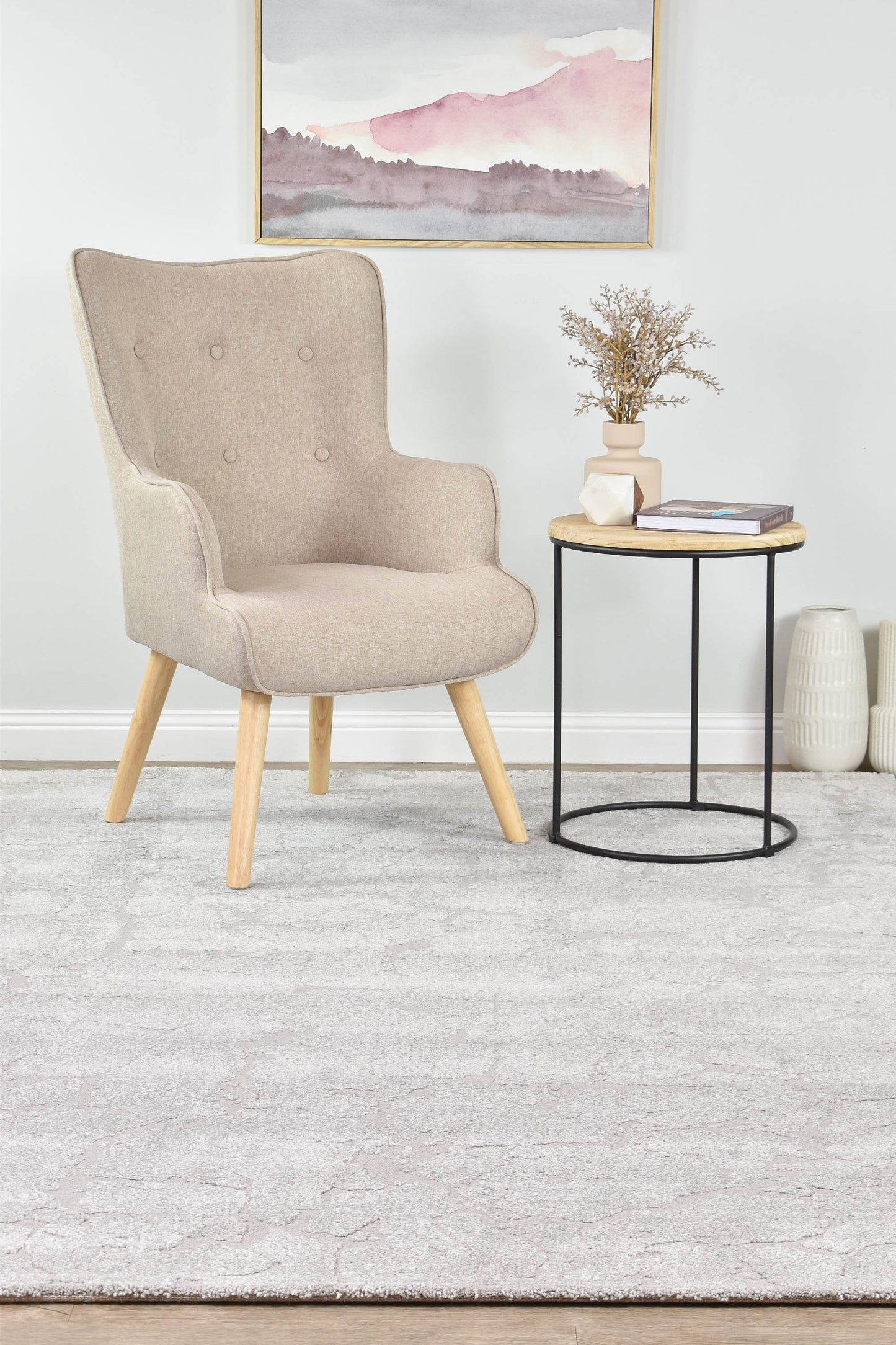 Contour In Silver Rug