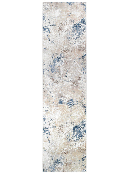 Velvet 10166A In Stone Patch : Runner Rug