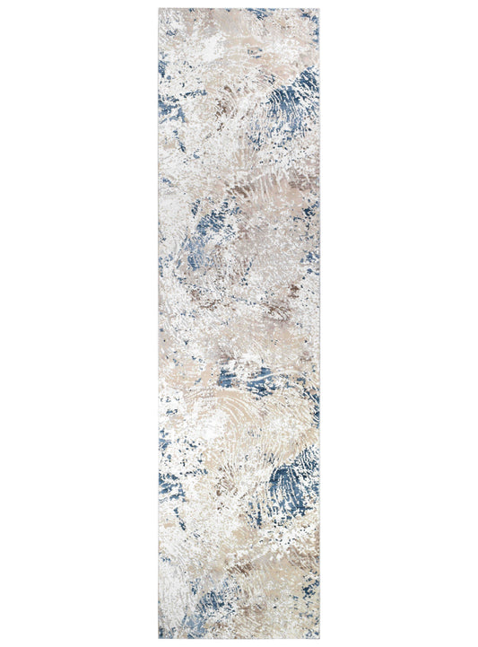 Velvet 10166A In Stone Patch : Runner Rug