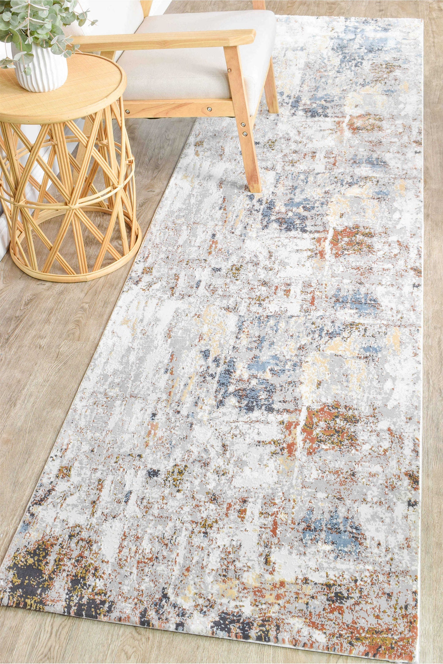 Velvet 25346B In Teak Water Rug