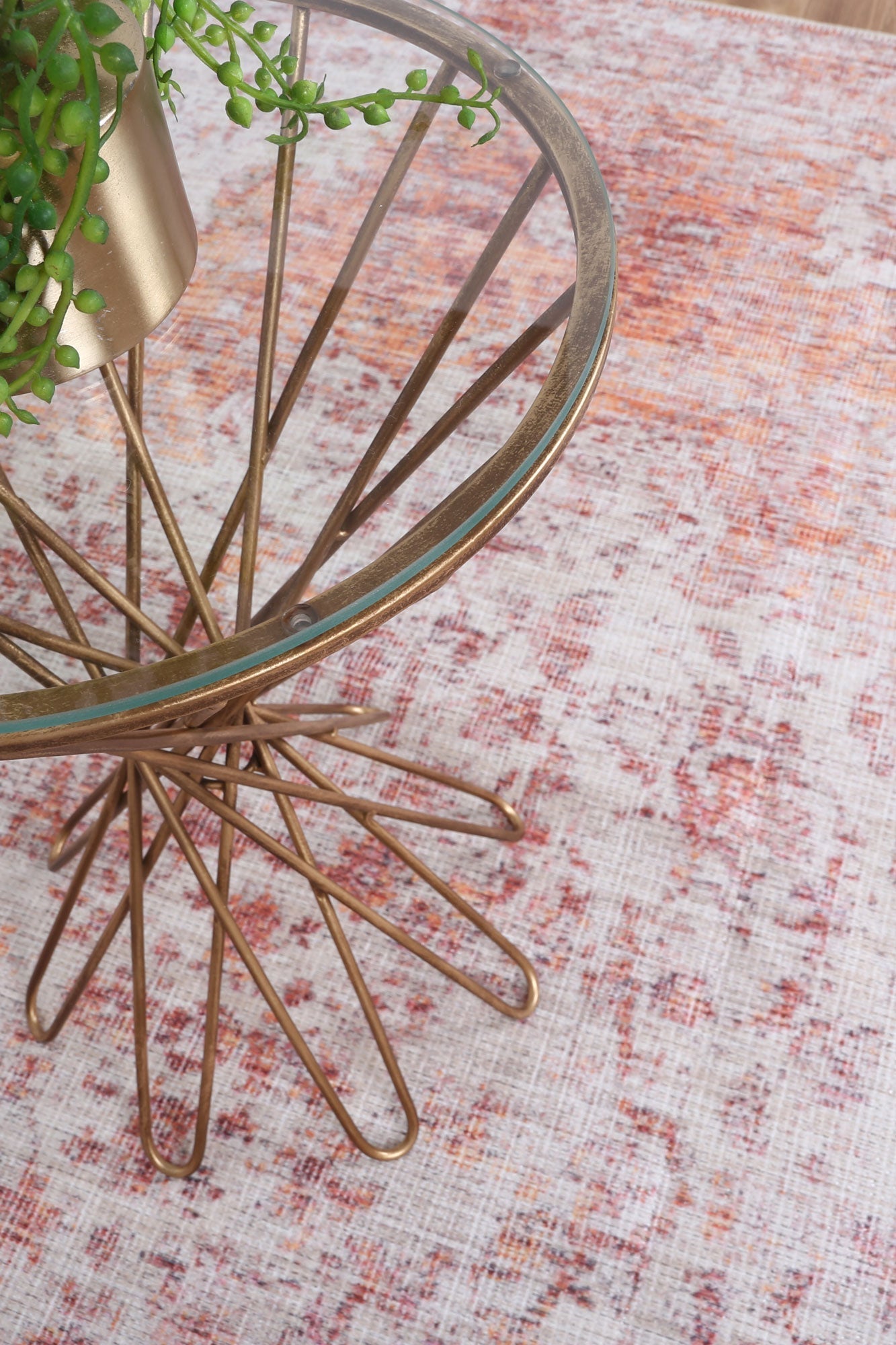 Senlis Sunset Mandarin In Pink Rug