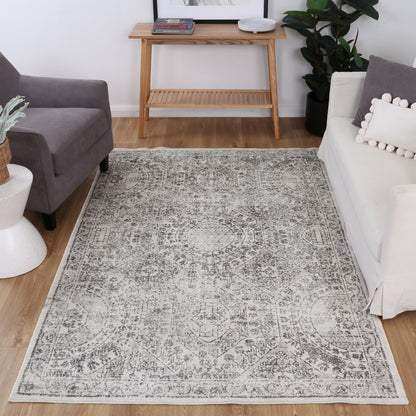 Versailles Winter In Grey Rug