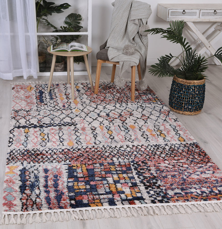 Chic Jean In Multi Coloured Rug