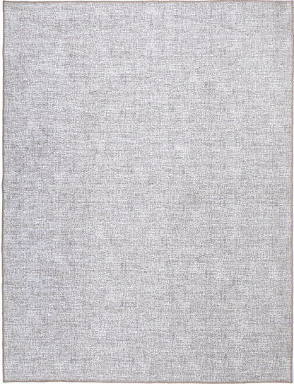 Urban Zinc Cobblestone Solid In Grey Rug