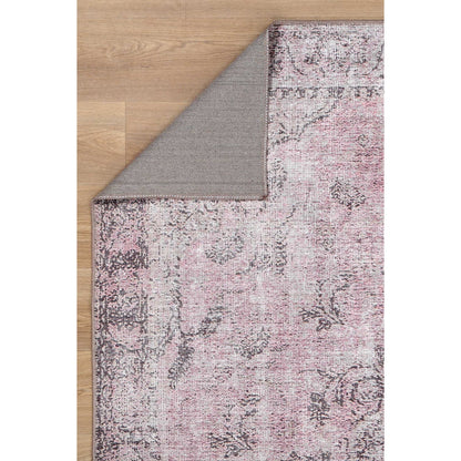 Germain Rose In Pink : Runner Rug