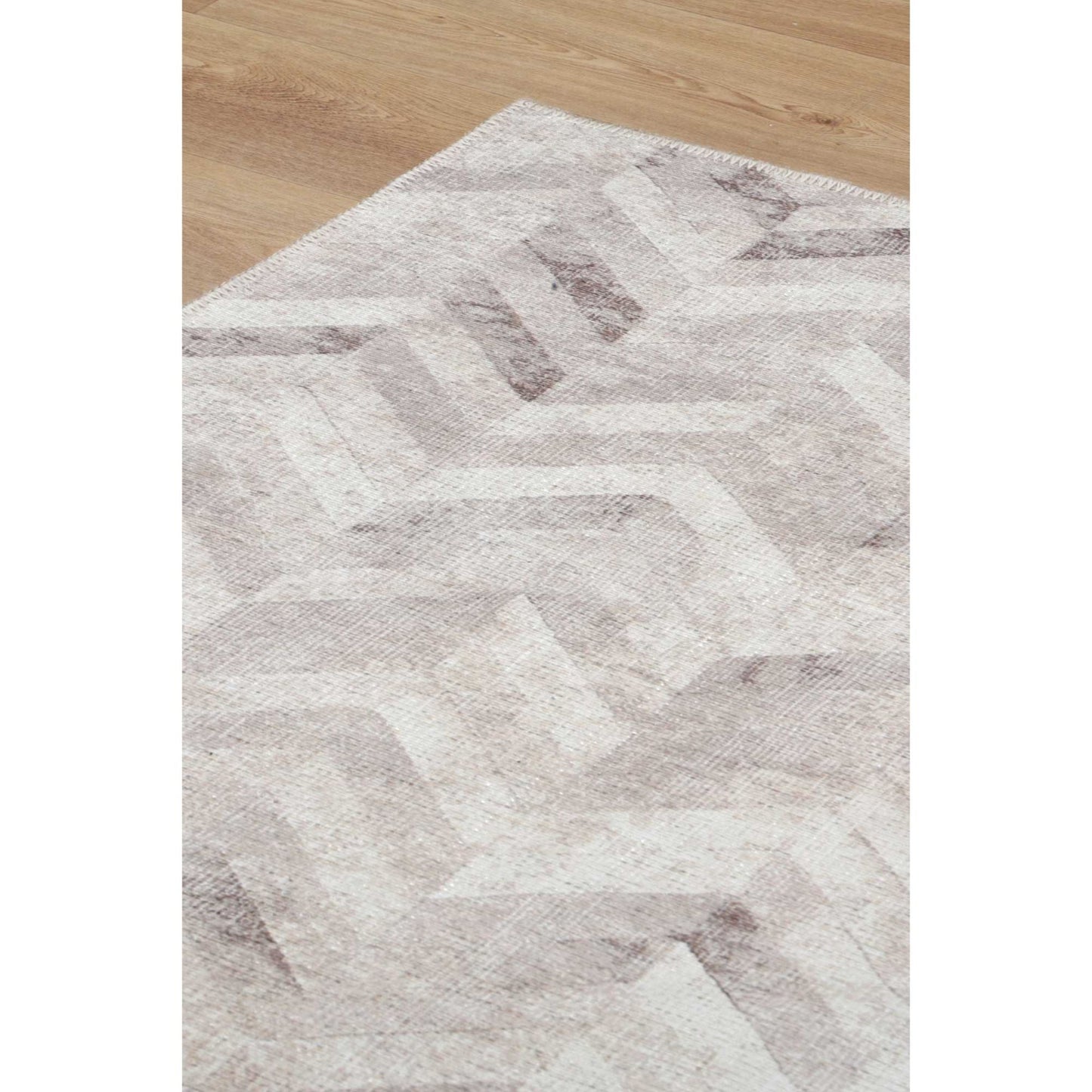 Herring Modern In Beige : Runner Rug