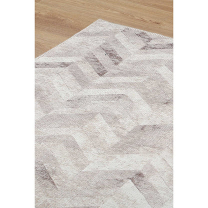 Herring Modern In Beige : Runner Rug