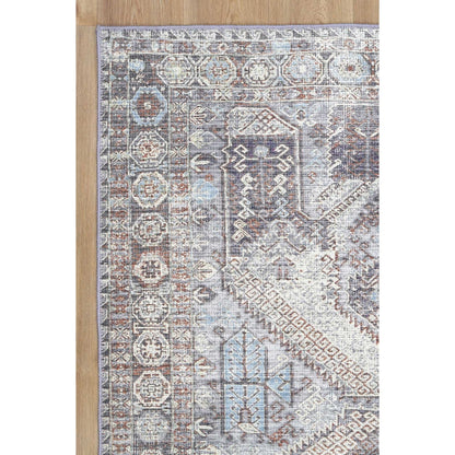 Le Grand Louvre In Silver : Runner Rug