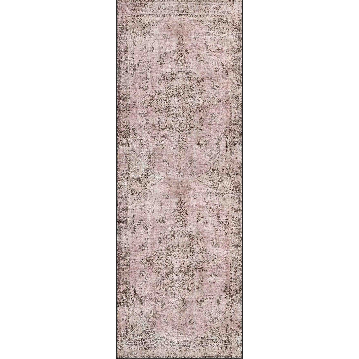 Germain Rose In Pink : Runner Rug