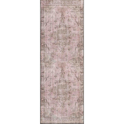 Germain Rose In Pink : Runner Rug