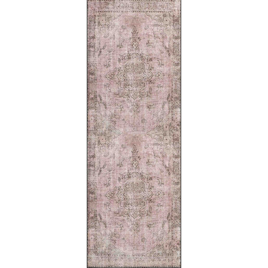 Germain Rose In Pink : Runner Rug