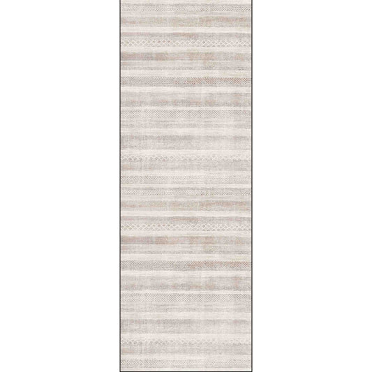 Mojave Lines Desert In Beige : Runner Rug