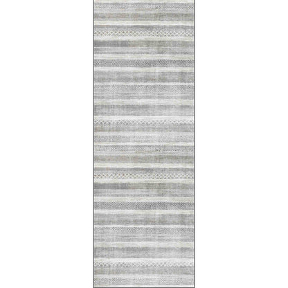 Kalahari Shadows Ash In Silver : Runner Rug