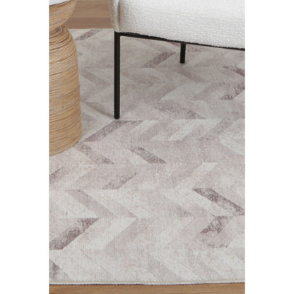 Herring Modern In Beige : Runner Rug